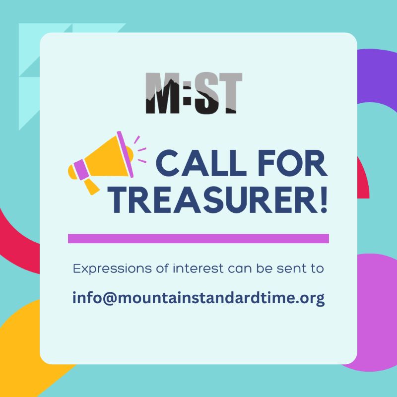 Expressions of interest can be sent to info@mountainstandardtime.org