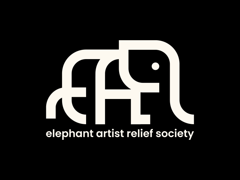 Logo for Elephant Artist Relief Society