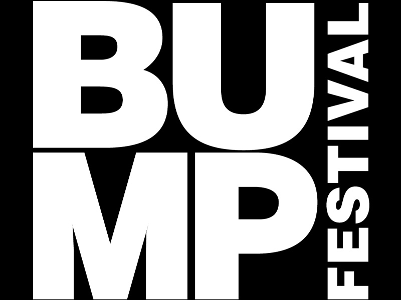 Black and white logo for BUMP Festival