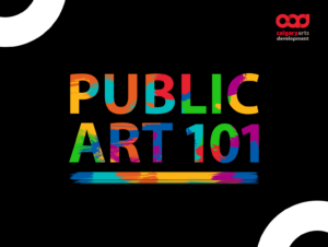 A logo for Public Art 101