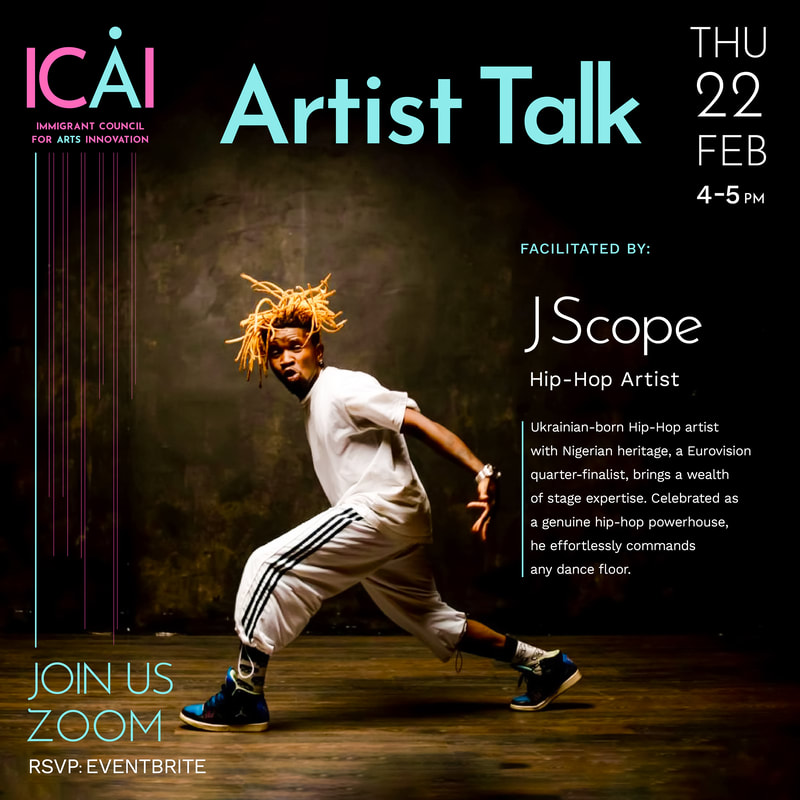 A poster for ICAI's presentation of J Scope Feb. 22 2024