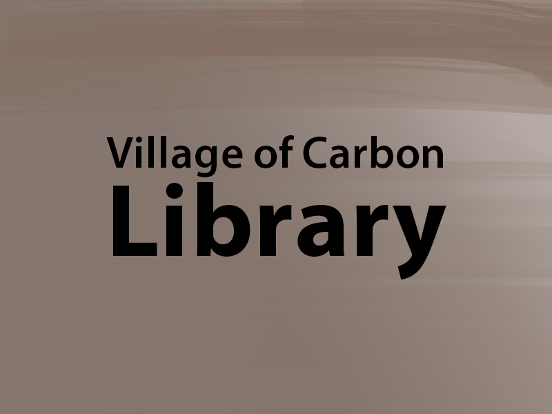 Graphic to represent the Village of Carbon Library
