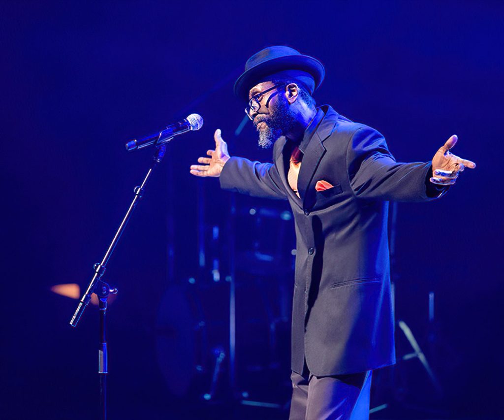 Photo of Wakefield Brewster on stage