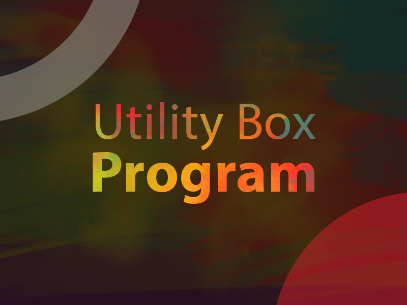 Graphic for Calgary Arts Development's Public Art Utility Box Program