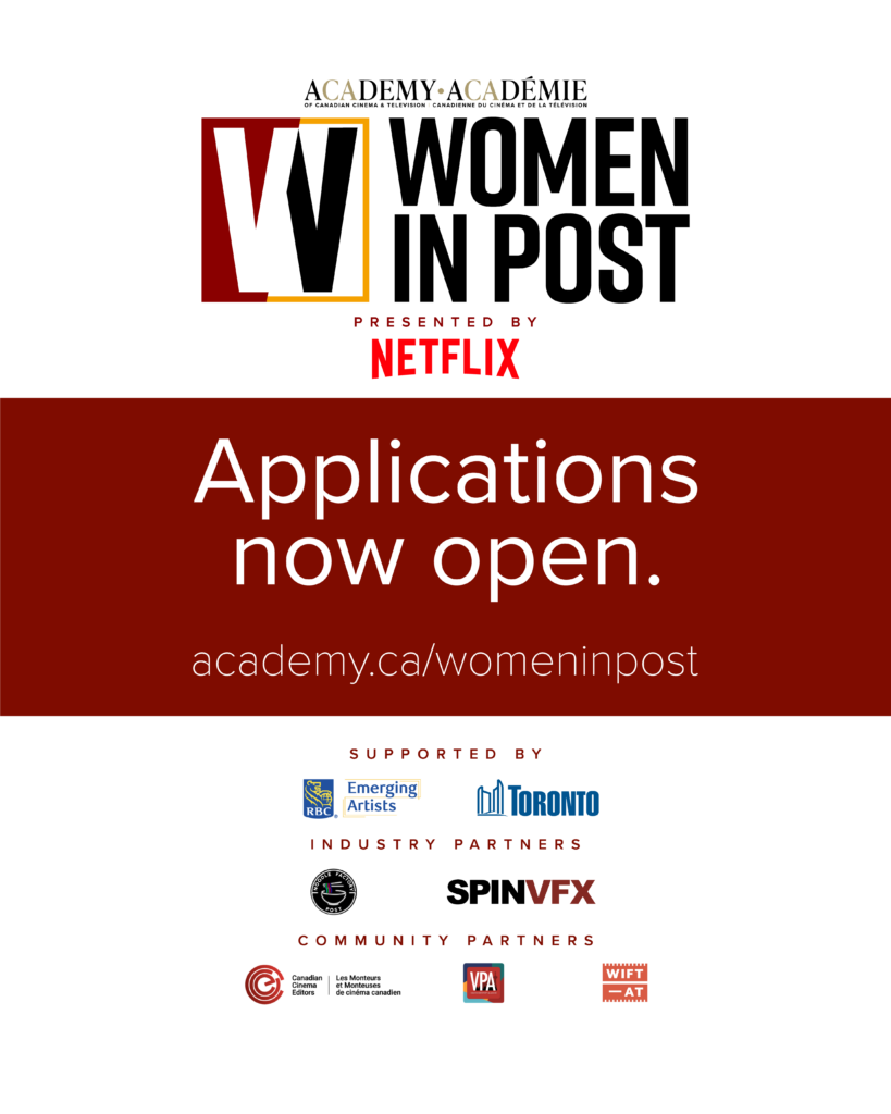 Women in Post graphic by The Academy of Cinema & Television