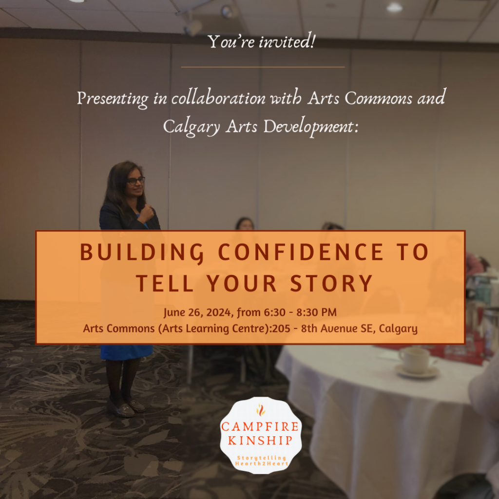 Graphic to promote the Learning Lab series: Building Confidence to tell your Story on June 26, 2024