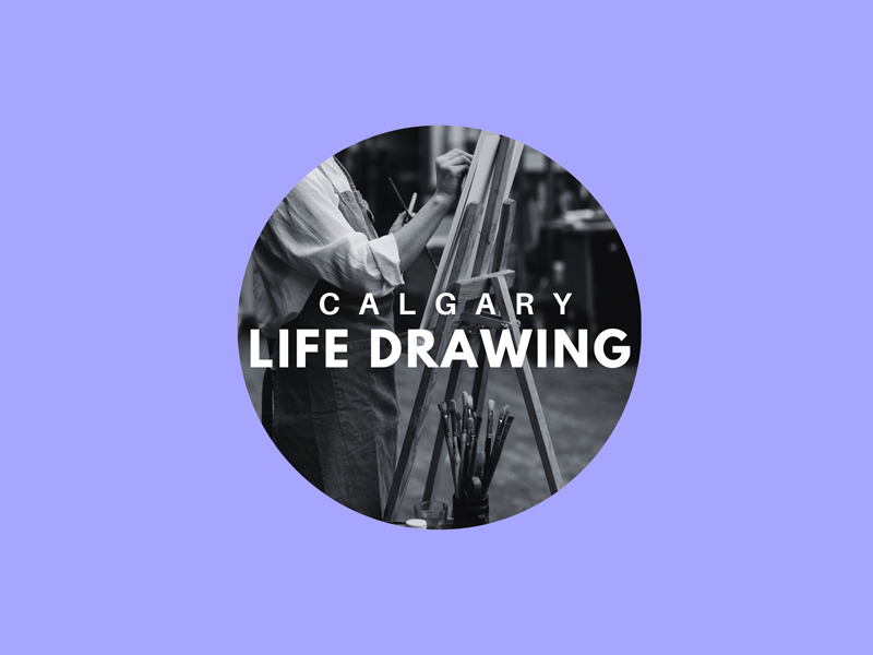 Calgary Life Drawing logo