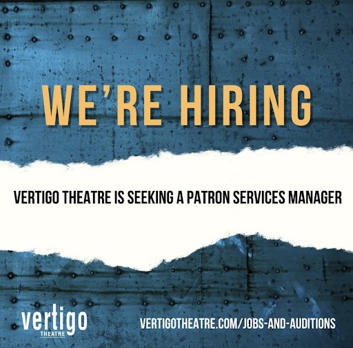 Graphic for Vertigo's full-time opportunity of patron services manager