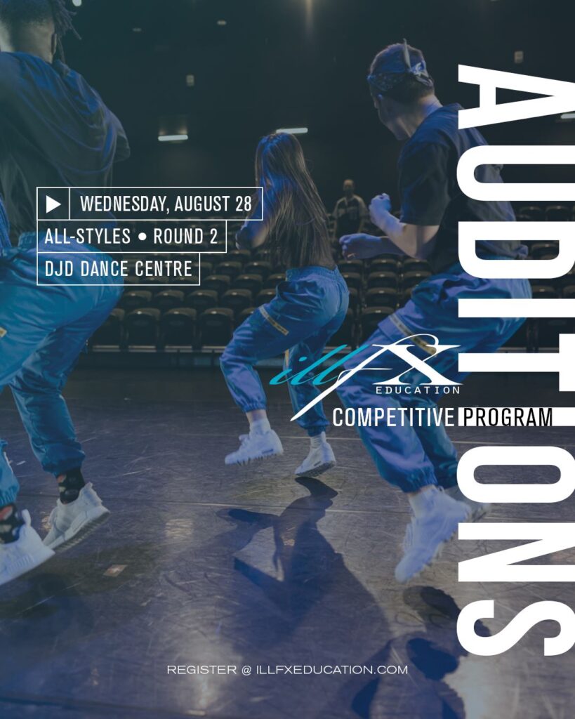 Graphic for street dance Auditions held by illFX Education