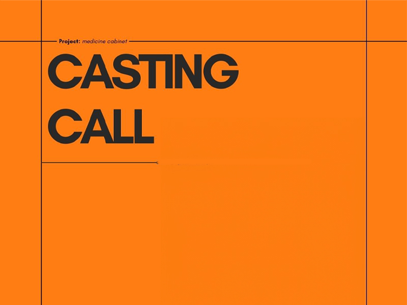 Casting Call by Lo-fi Spectacle Club, graphic to support the call