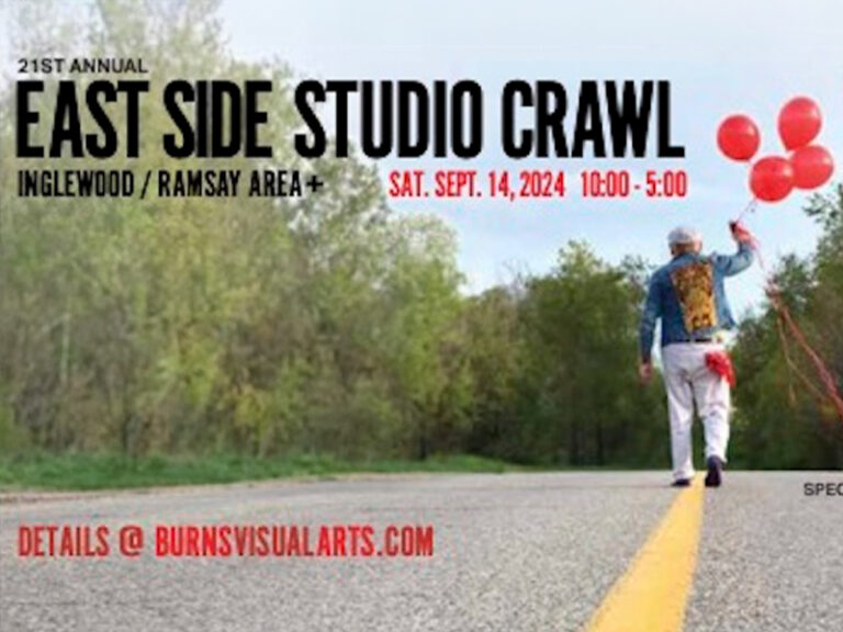 Graphic for the East Side Studio Crawl