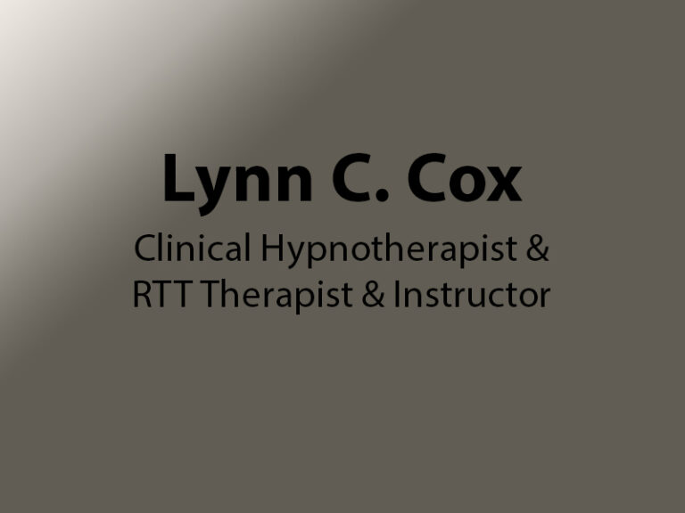 Graphic created for Lynn C. Cox, Clinical Hypnotherapist & RTT Therapist & Instructor