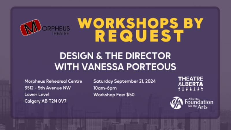 Workshop By Request graphic for Design & the Director with Vanessa Porteous