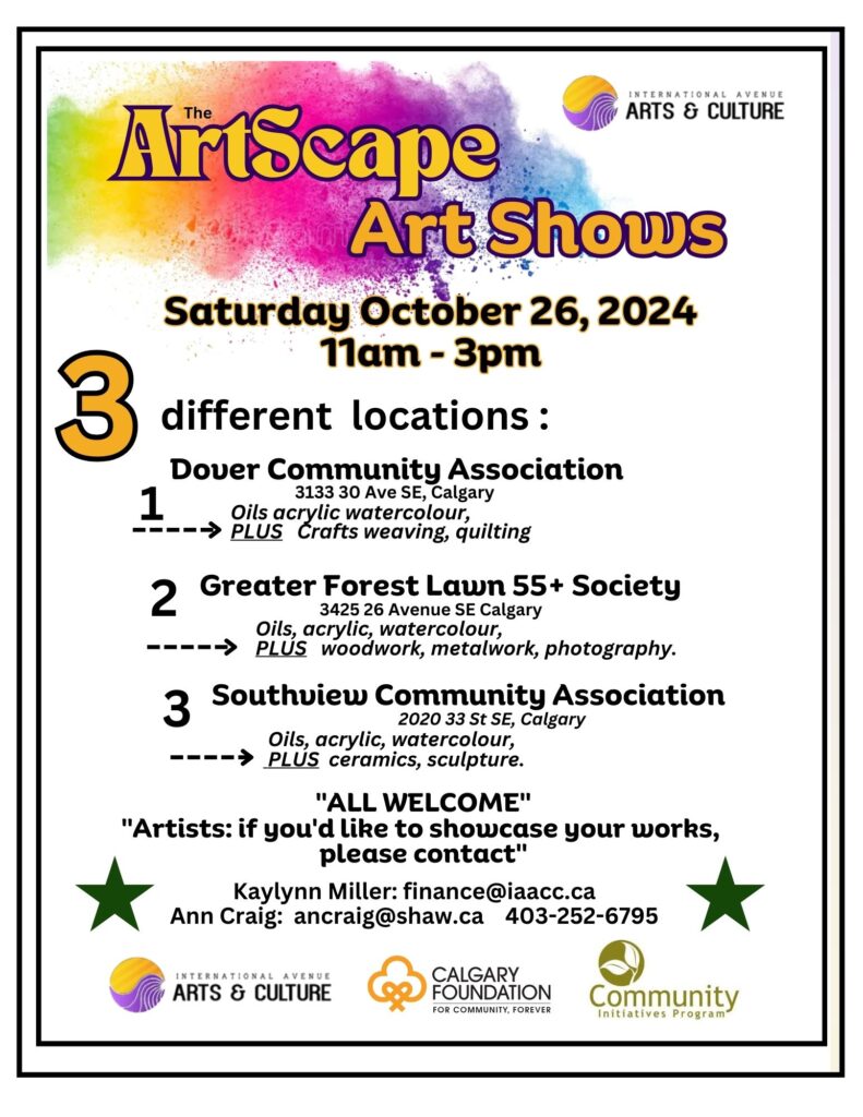 ArtScape Art Show IAACC (International Avenue Arts and Culture Community)