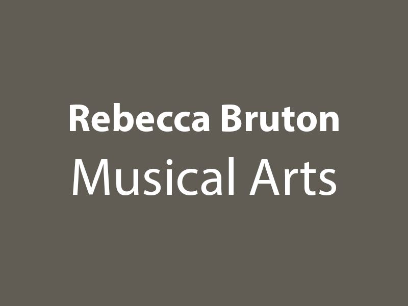 Rebecca Bruton Musical Arts graphic