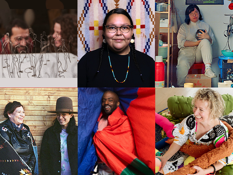 A montage of the 8 members of the Public Art Residency: Art for Social Change cohort.