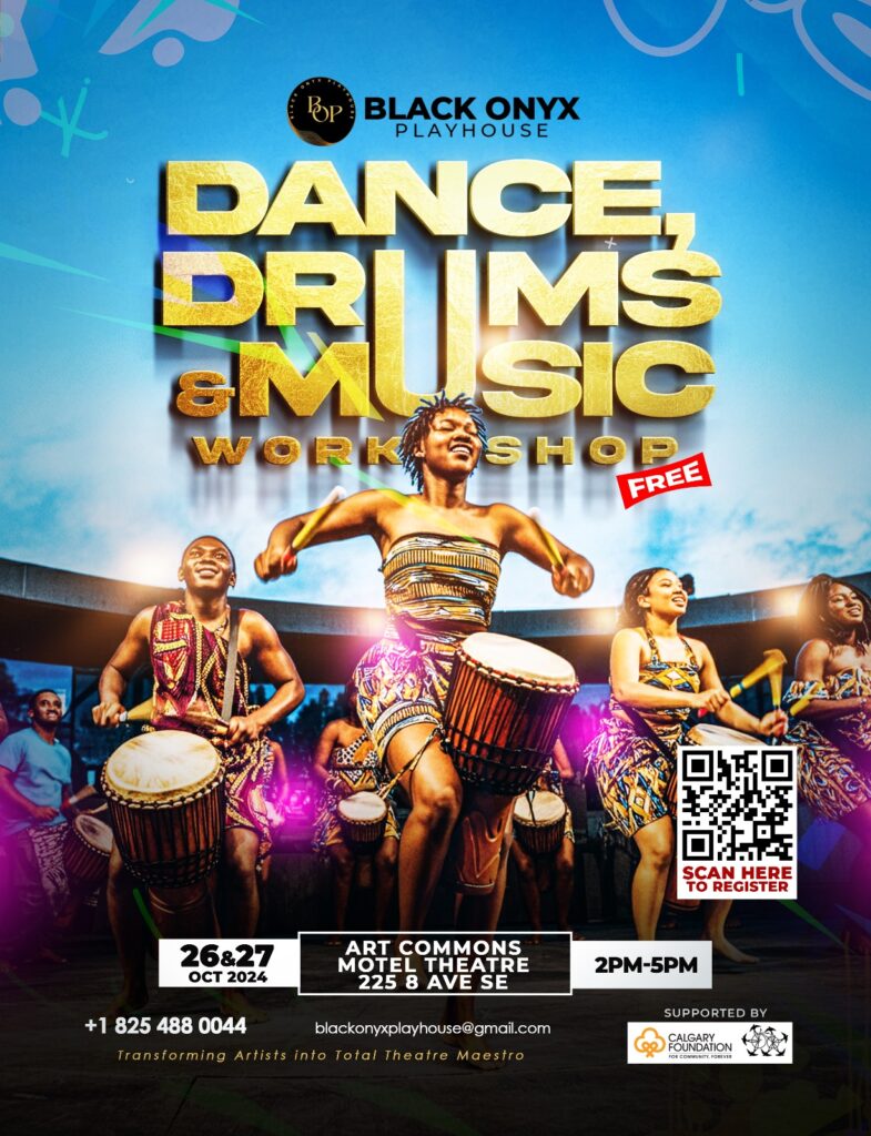 Dance, Drums & Music workshop at Black Onyx Playhouse