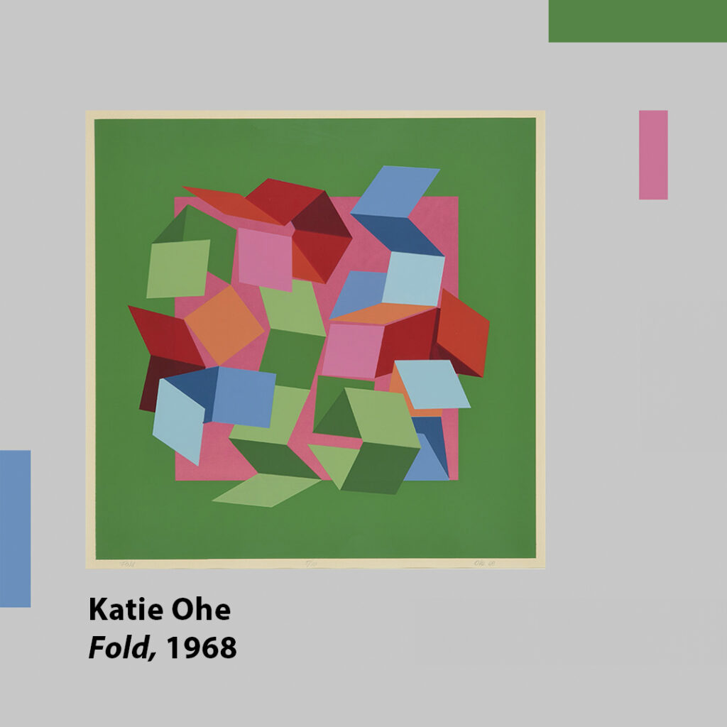 Fold, 1968, an artwork by Katie Ohe.