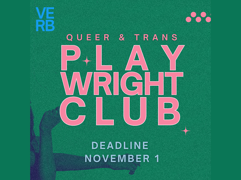 Play Wright Club graphic by Verb Theatre