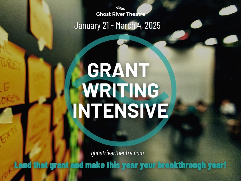 Grant writing intensive graphic, for January 21 - March 4, 2025