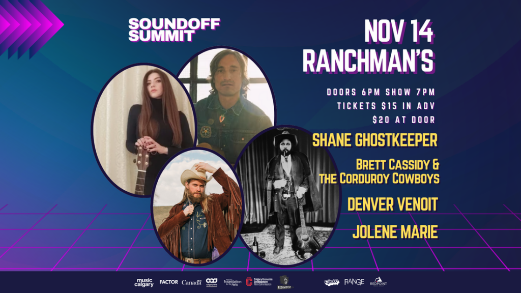 Graphic for Soundoff Summit event at Ranchman's