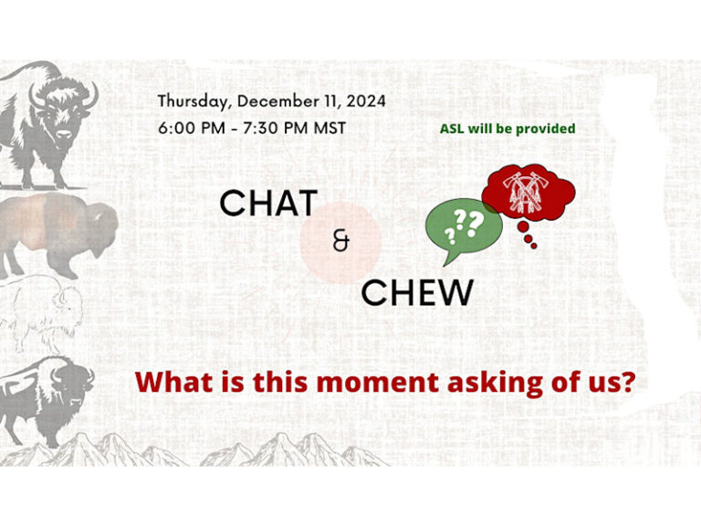 Chat & Chew graphic