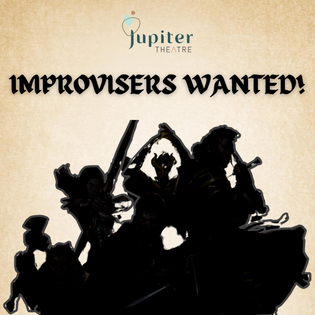 Graphic reading Improvisors Wanted