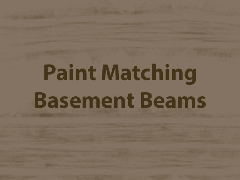 Paint Matching graphic, brown graphic emulating wood grain