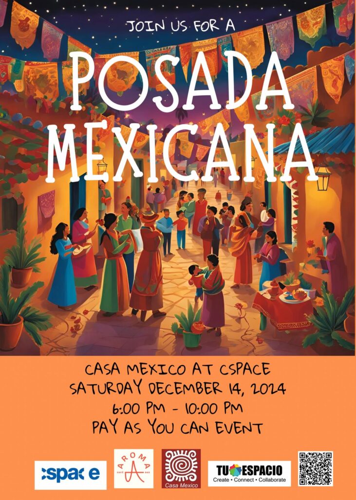 Posada Mexicana event graphic by Casa mexico