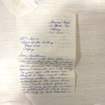 Page one of a hand written letter from Edmond Mah
