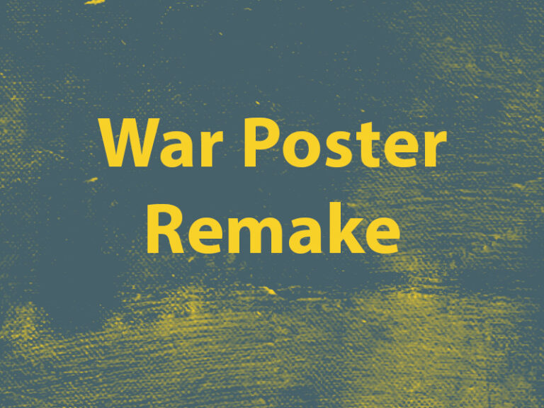 War poster remake