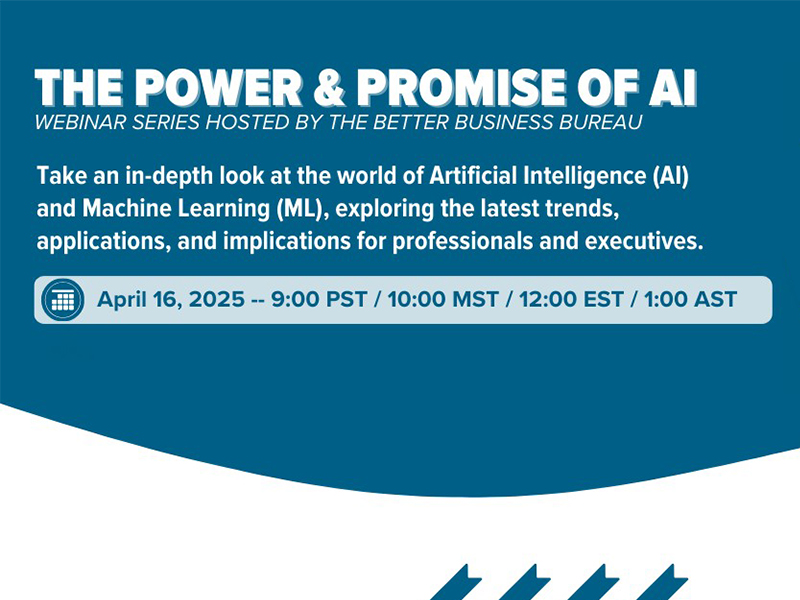 Take an in-depth look at the world of Artificial Intelligence (AI) and Machine Learning (ML), exploring the latest trends, applications, and implications for professionals and executives. | April 16, 2025 10am MT