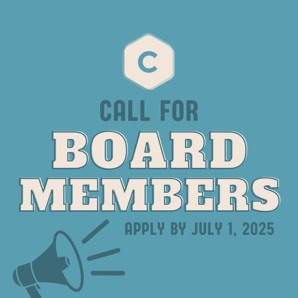 Poster related to the call for board members ad