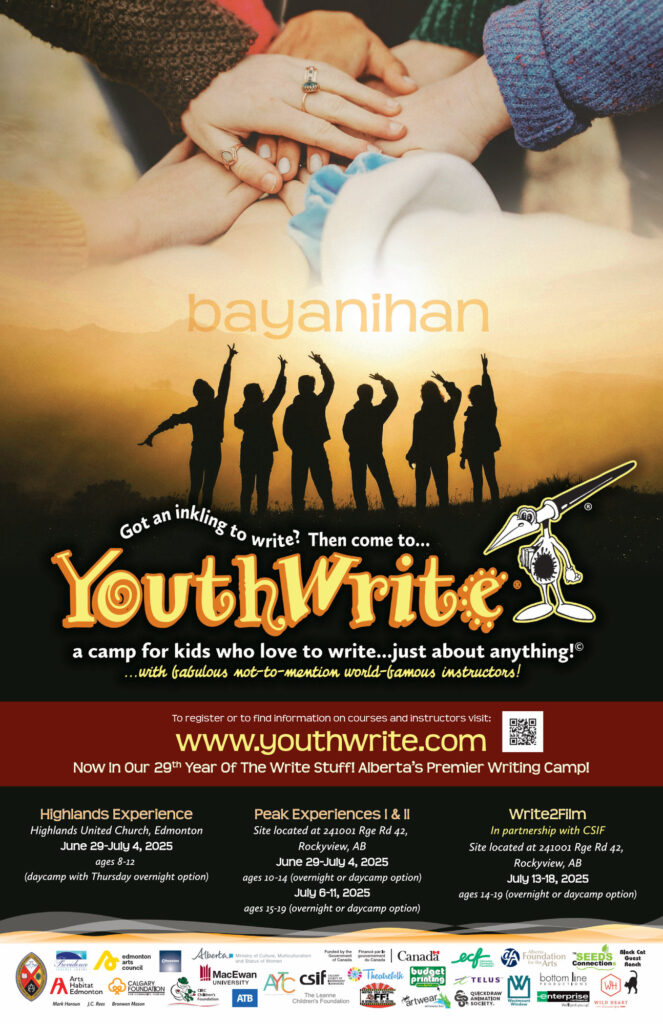 Poster for the YouthWrite camps