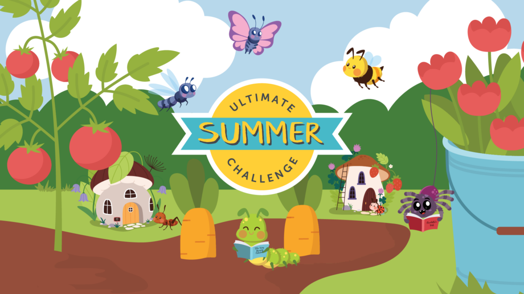 Poster for the Library's Ultimate Summer Challenge, a reading challenge.