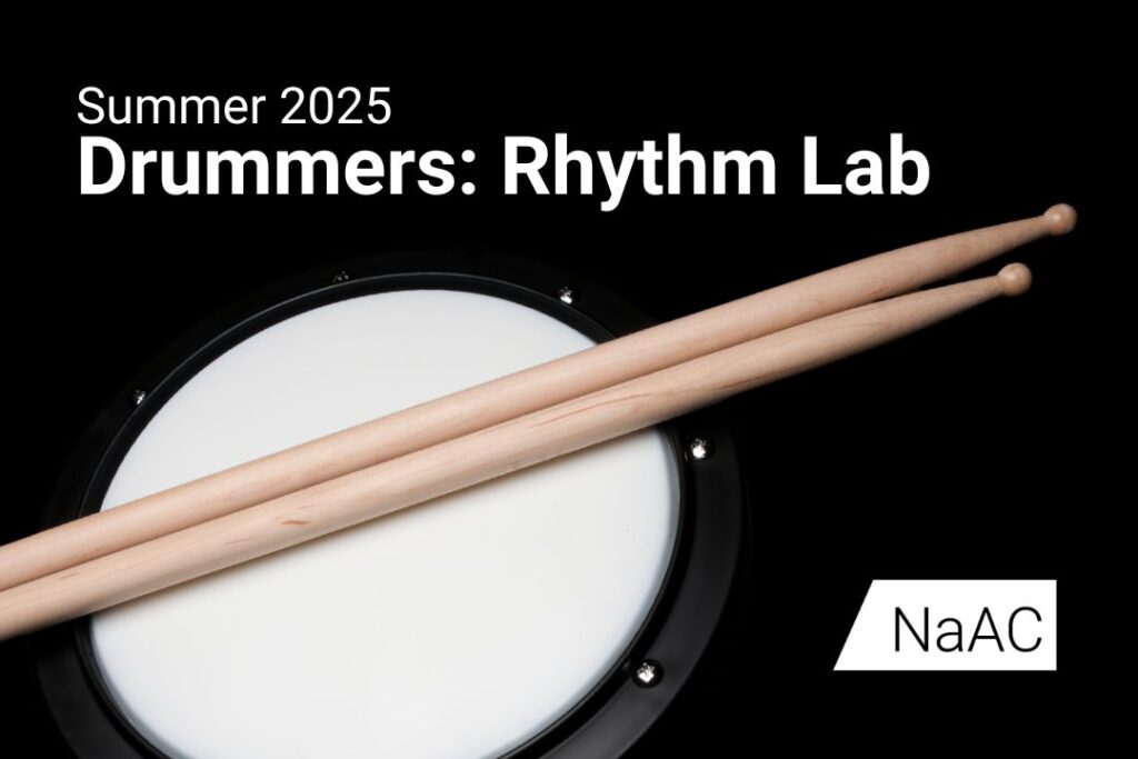 Poster for Summer 2025, Drummers: Rhythm Lab