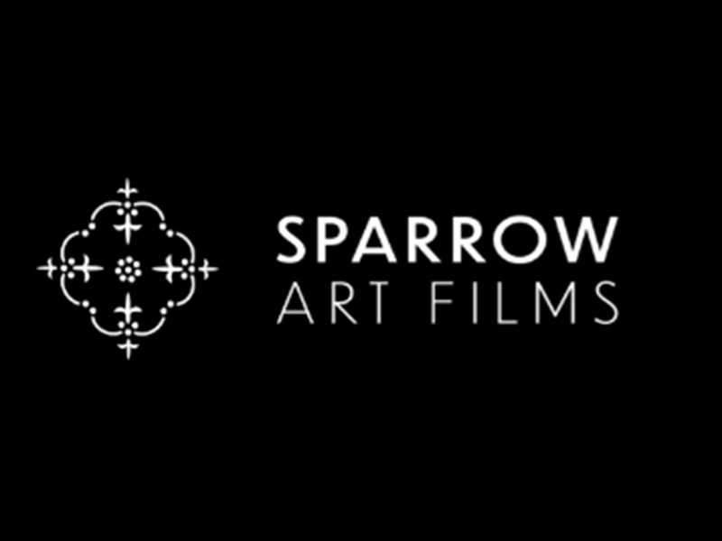 White text on a black background reading Sparrow Art Films
