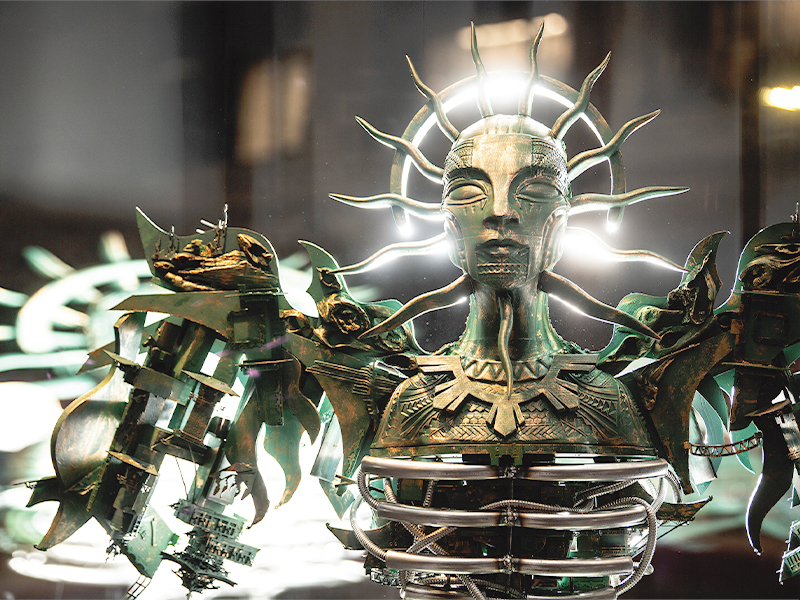 A dynamic image of the artwork "Biringan" by Harvey Nichol