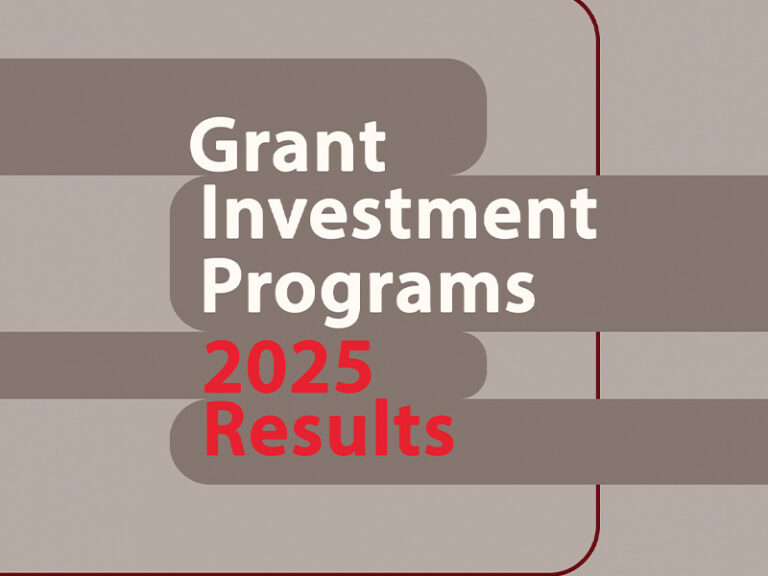 Grant Investment Programs 2025 Results